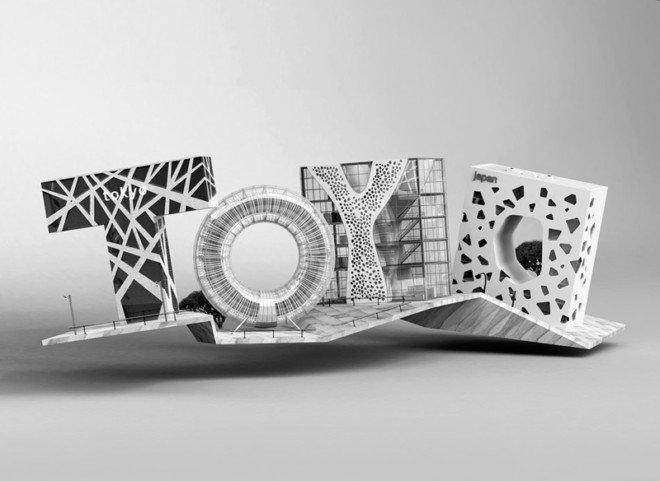 英国Christopher Labrooy的创意3D字母